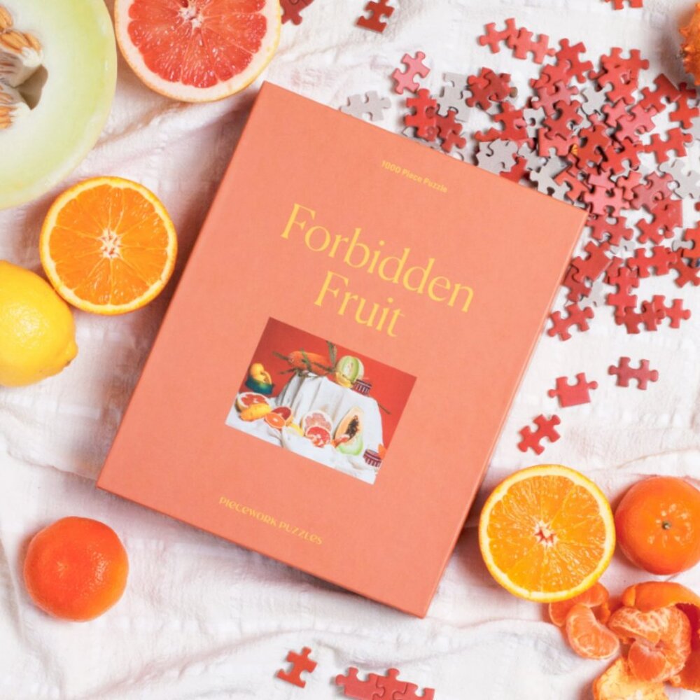 Piecework Puzzles +Broccoli Magazine Forbidden Fruit Puzzle